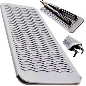 NEW Silicone Heat Protection Mat for Hair Tool Safety and Storage